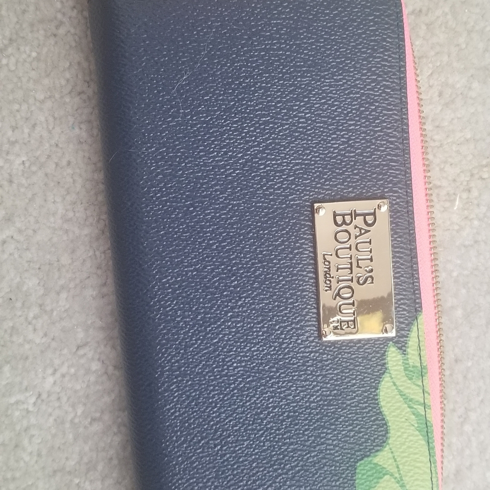 Peony and navy Paul's Boutique Wallet